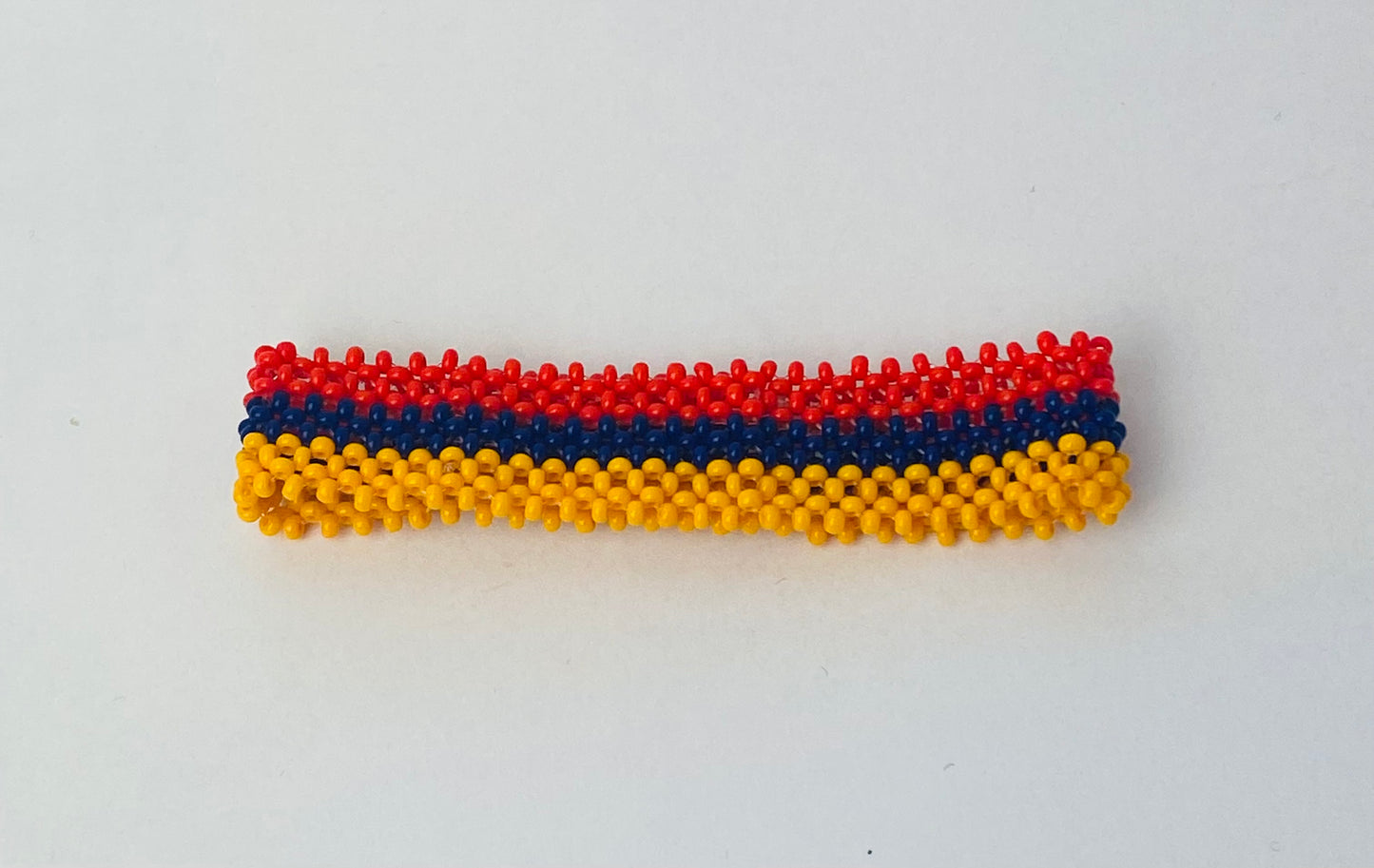 Armenia flag hand made fosbrace beads bracelet