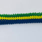 Gabon flag hand made fosbrace beads bracelet