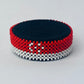 Singopore flag hand made fosbrace beads bracelet