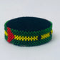 Sao tome and principal flag hand made fosbrace beads bracelet