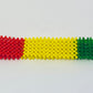 Gunie flag hand made fosbrace beads bracelet