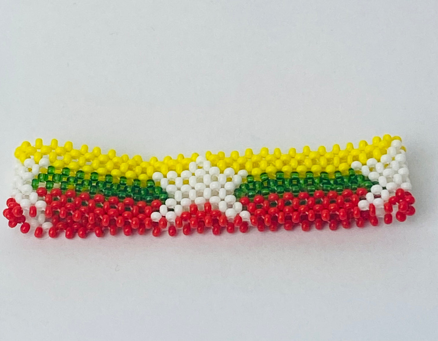 Maynmar flag hand made fosbrace beads bracelet