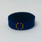 Europe union flag hand made fosbrace beads bracelet