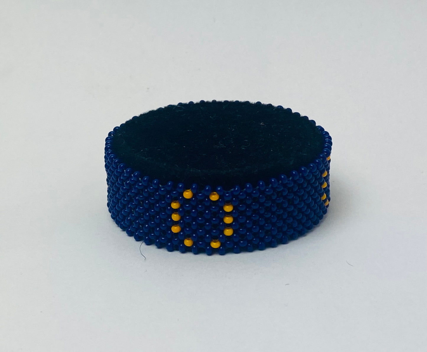 Europe union flag hand made fosbrace beads bracelet