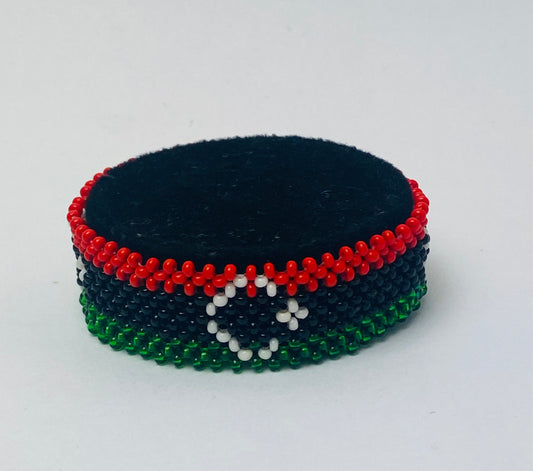 Libya flag hand made fosbrace beads bracelet