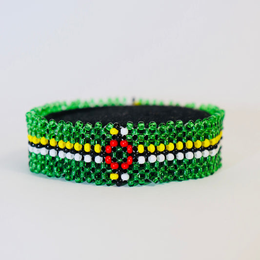 Dominica flag bracelet