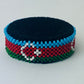 Azerbaijan flag hand made fosbrace beads bracelet