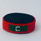 Maldives flag hand made fosbrace beads bracelet