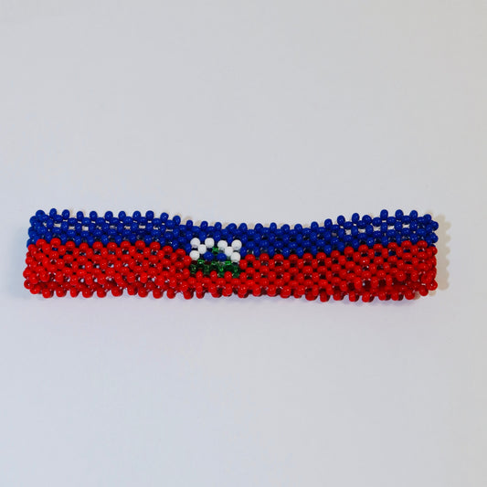 Haiti flag bracelet