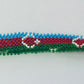 Azerbaijan flag hand made fosbrace beads bracelet