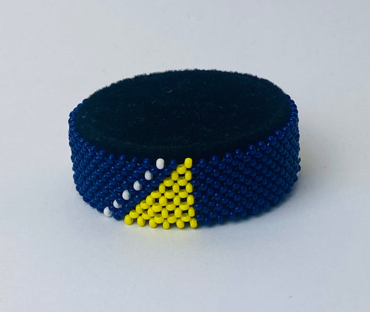 Bosnia flag hand made fosbrace beads bracelet