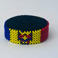 Moldova flag hand made fosbrace beads bracelet