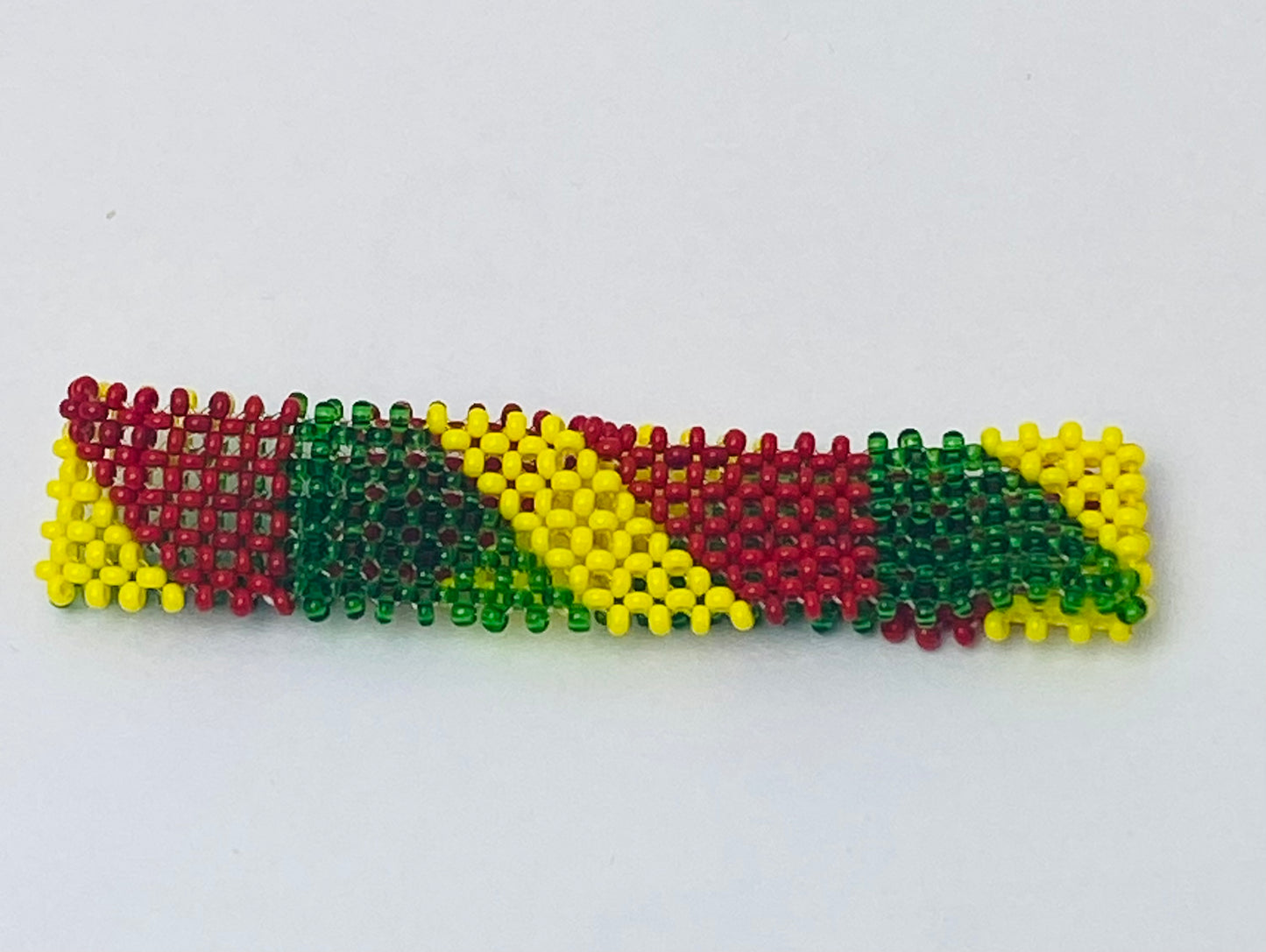 Congo republic flag hand made fosbrace beads bracelet