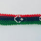 Libya flag hand made fosbrace beads bracelet