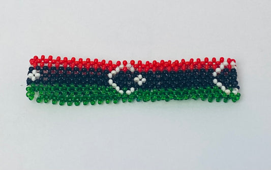 Libya flag hand made fosbrace beads bracelet