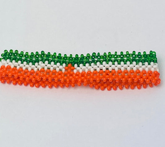 Niger flag hand made fosbrace beads bracelet