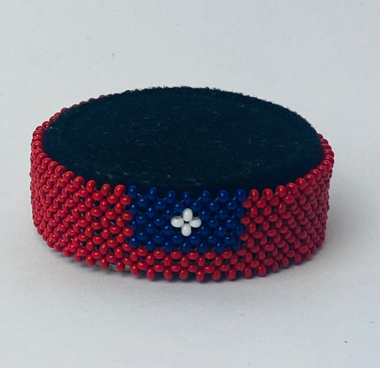 Taiwan flag hand made fosbrace beads bracelet