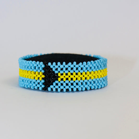 Bahamas flag bracelet