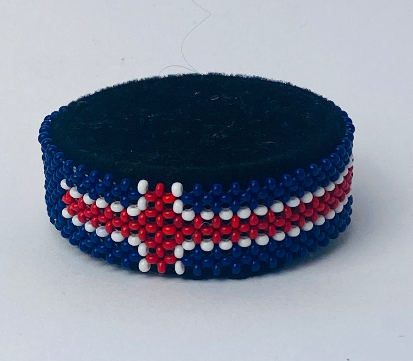 Icelanf flag hand made fosbrace beads bracelet