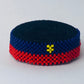 Liechtenstein  flag hand made fosbrace beads bracelet