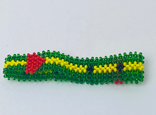 Sao tome and principal flag hand made fosbrace beads bracelet