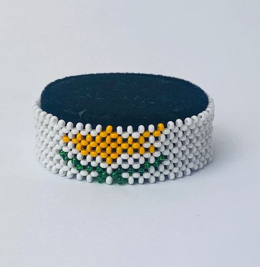 Cyprus flag hand made fosbrace beads bracelet