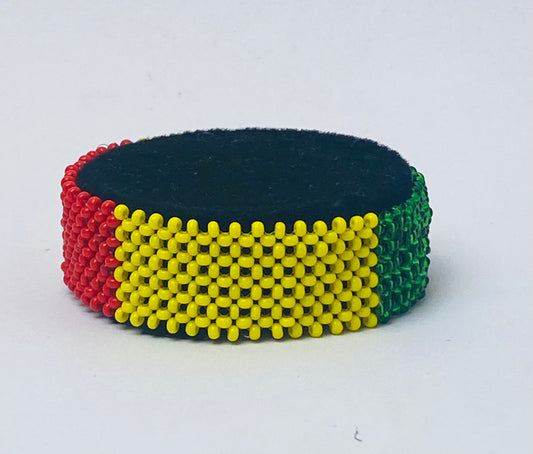 Gunie flag hand made fosbrace beads bracelet