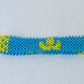 Kazakhistan flag hand made fosbrace beads bracelet