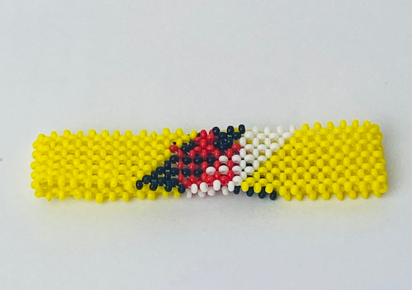 Brunei flag hand made fosbrace beads bracelet