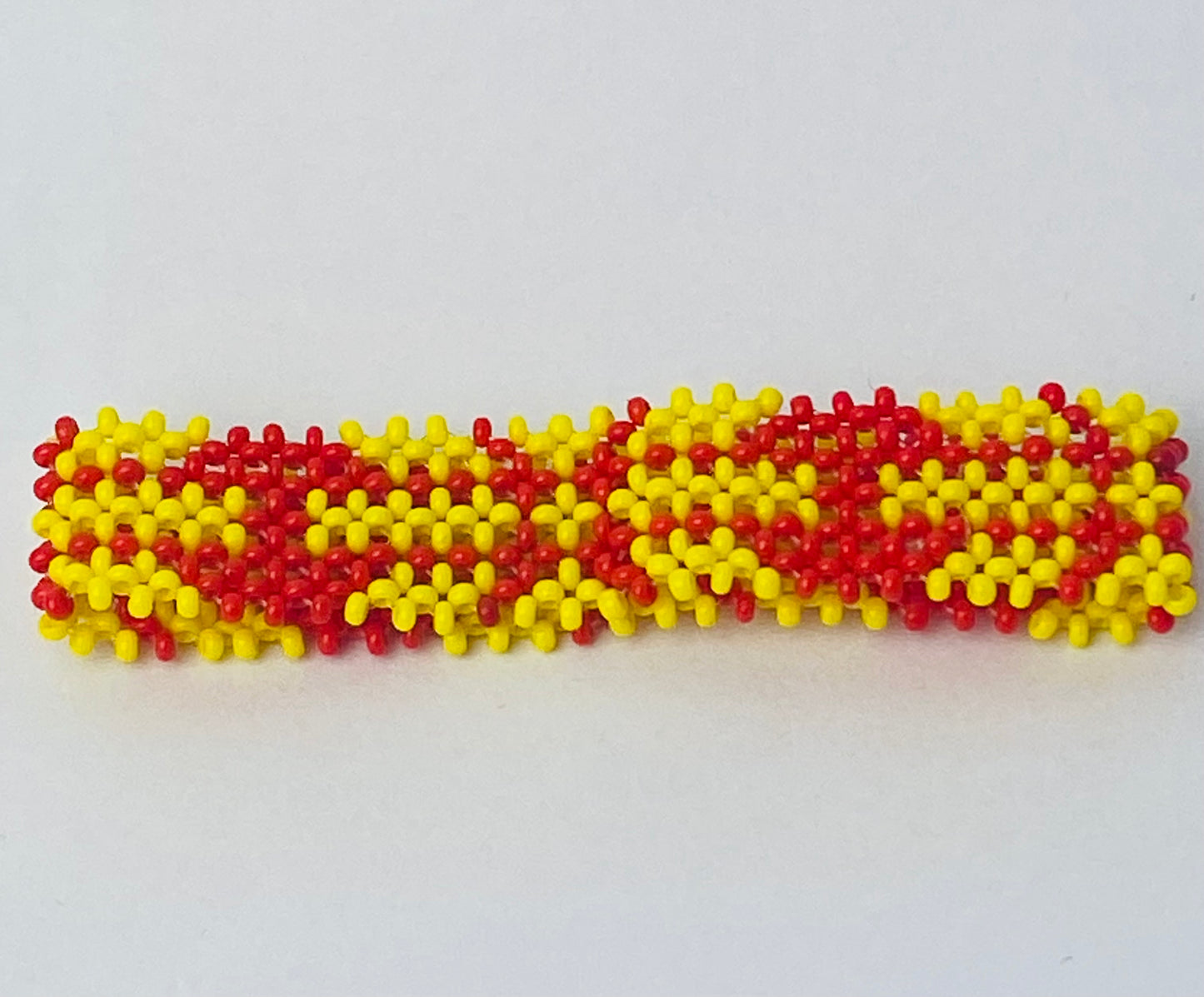 Macedonia flag hand made fosbrace beads bracelet