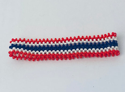 Thailand flag hand made fosbrace beads bracelet