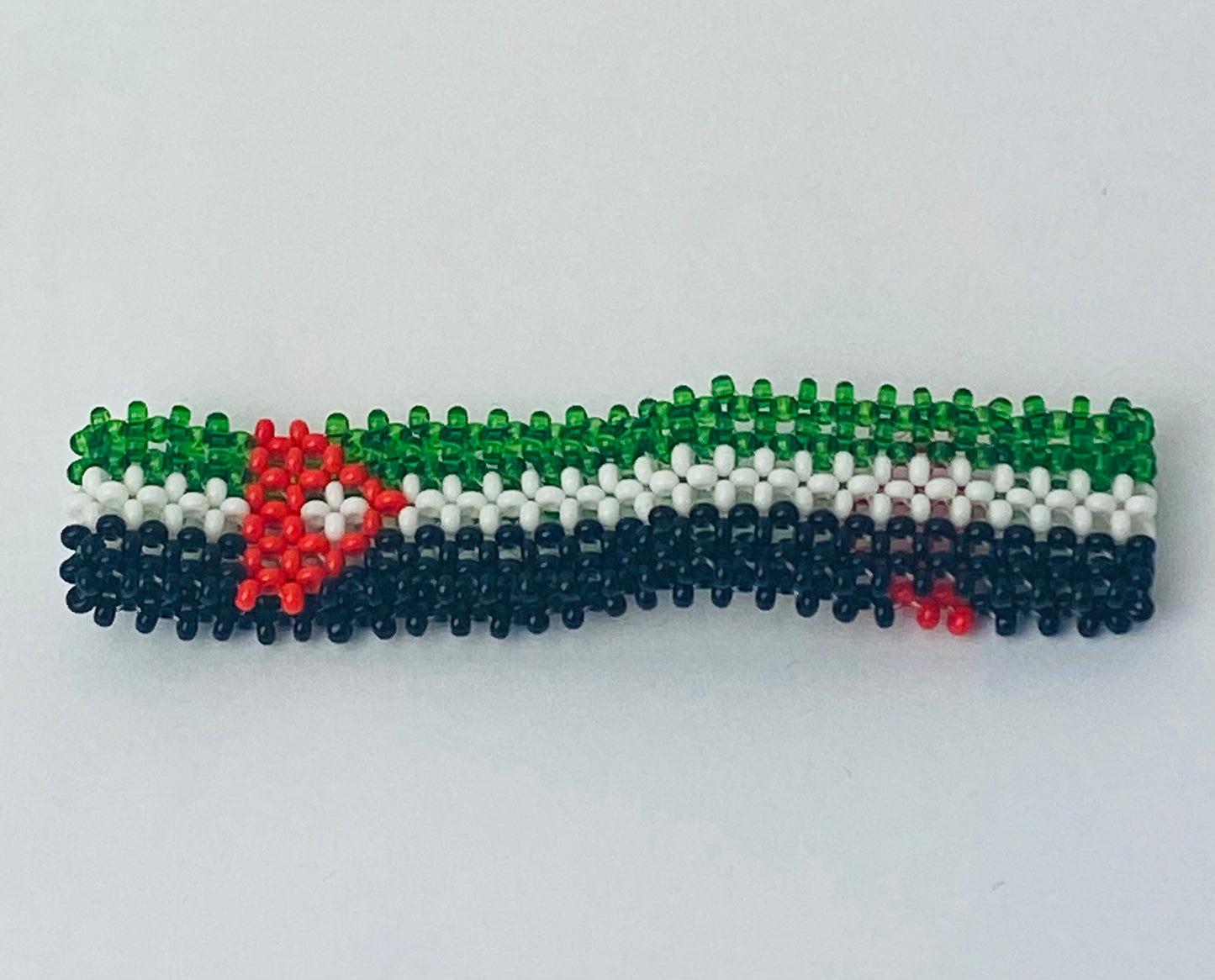 JORDAN flag hand made fosbrace beads bracelet