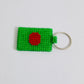 Bangladesh flag hand made beads key chain