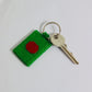 Bangladesh flag hand made beads key chain