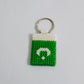 Pakistan flag hand made beads key chain