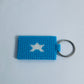 Somalia flag hand made beads key chain