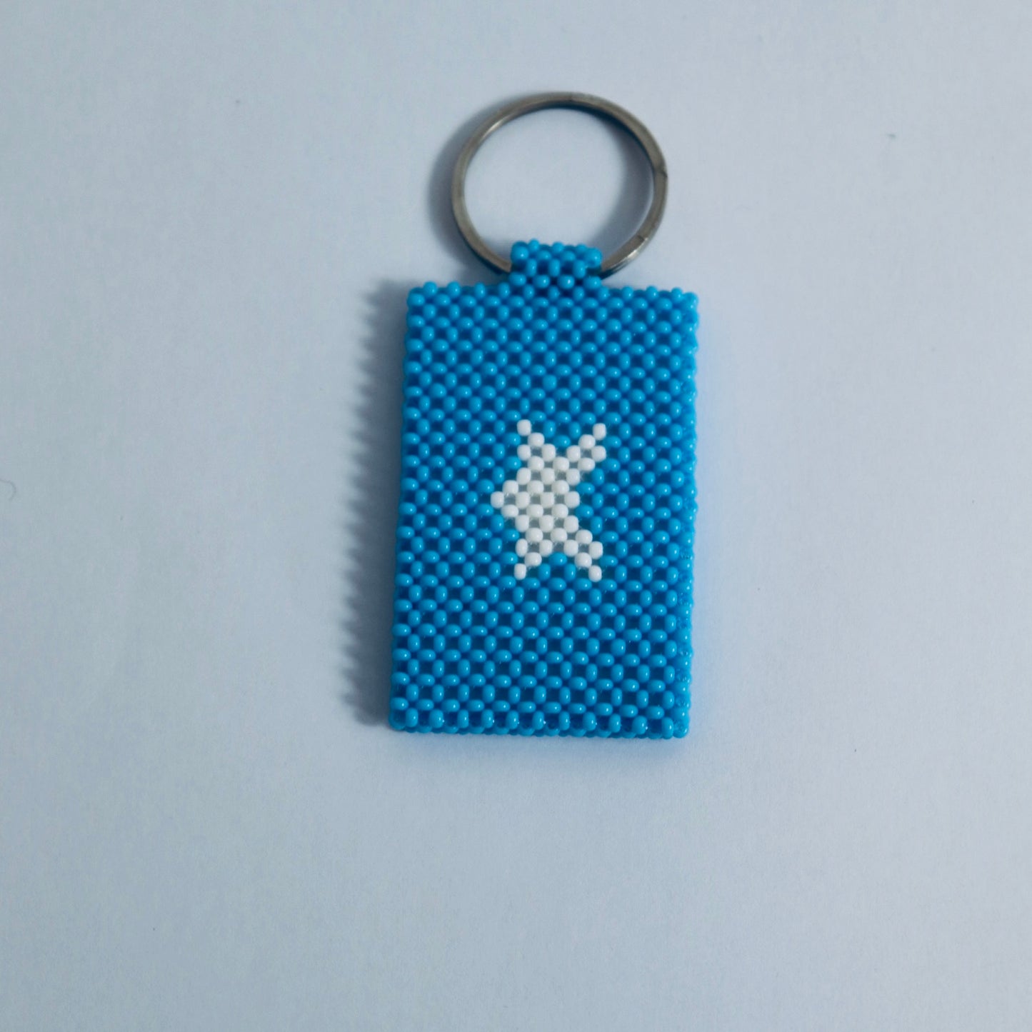 Somalia flag hand made beads key chain