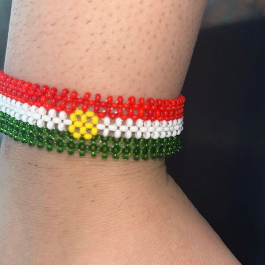 Kurdistan flag fosbrace bracelet