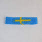 Sweden flag beads bracelet