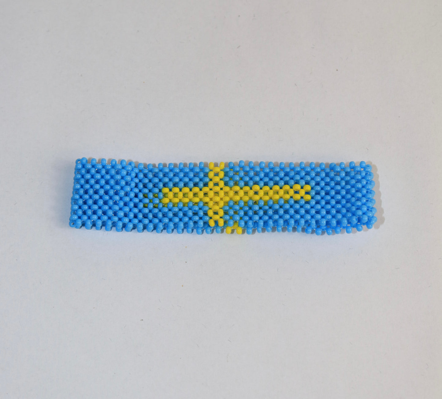 Sweden flag beads bracelet