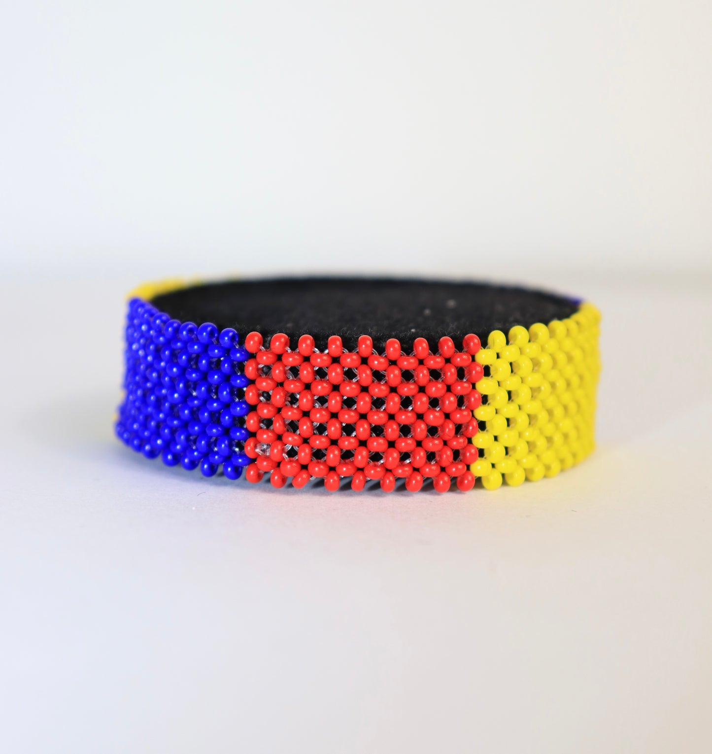 Romania flag beads bracelet