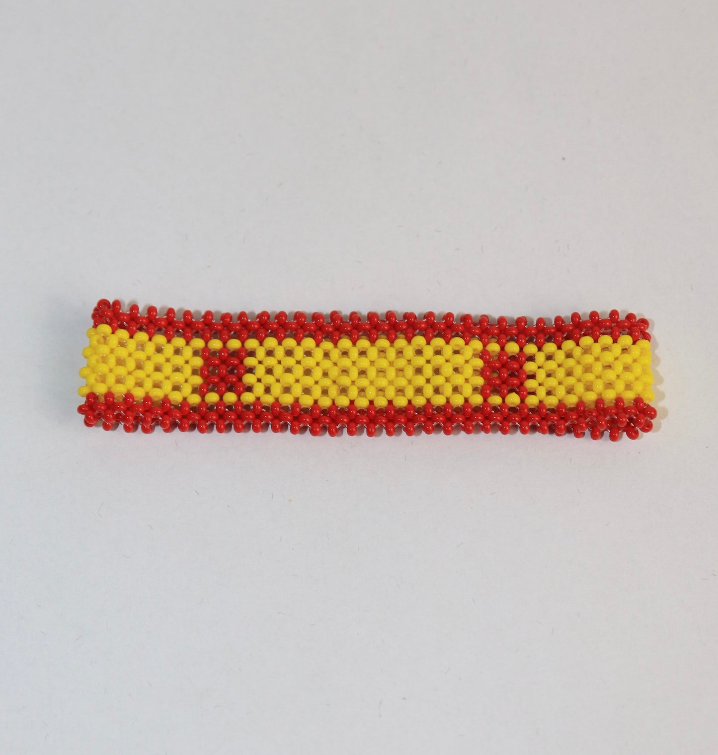 Spain flag beads bracelet