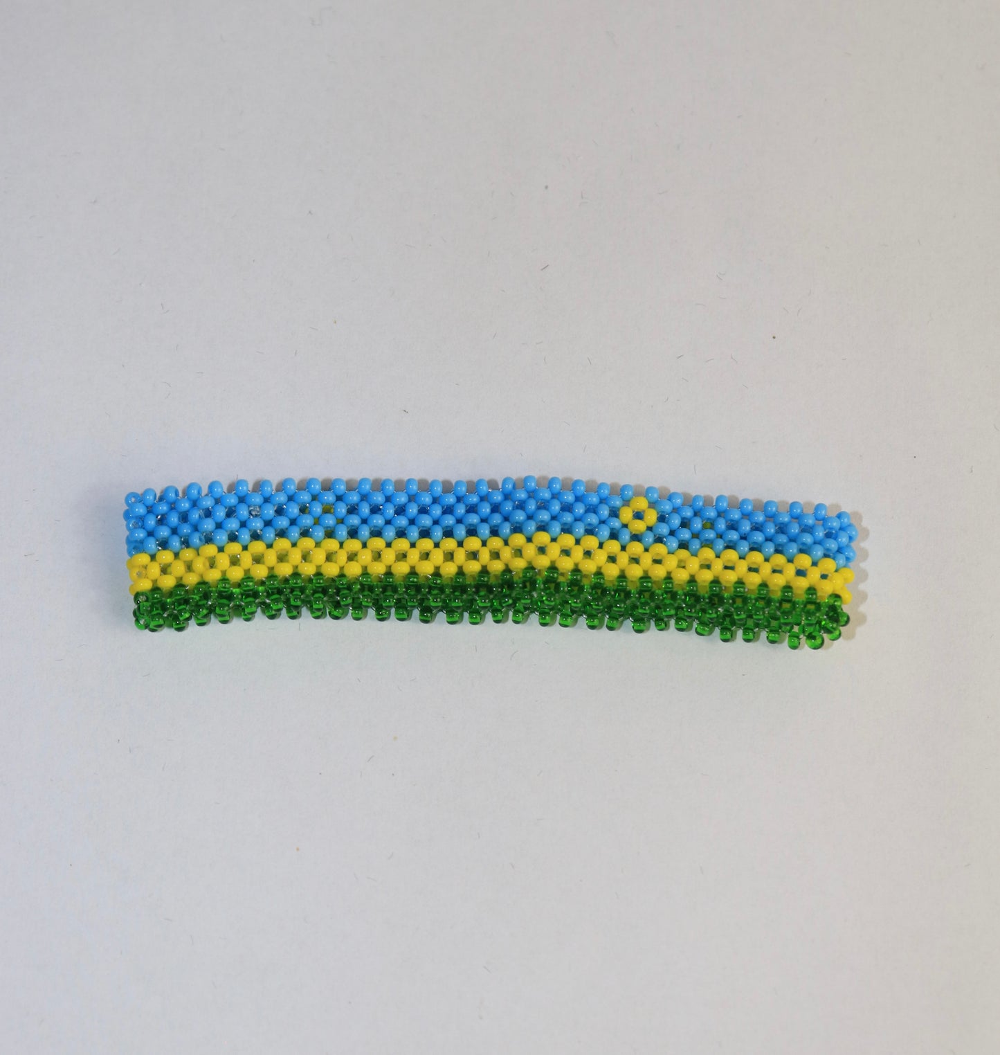 Rwanda flag beads bracelet hand made