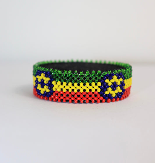 Ethiopia Flag brads bracelet