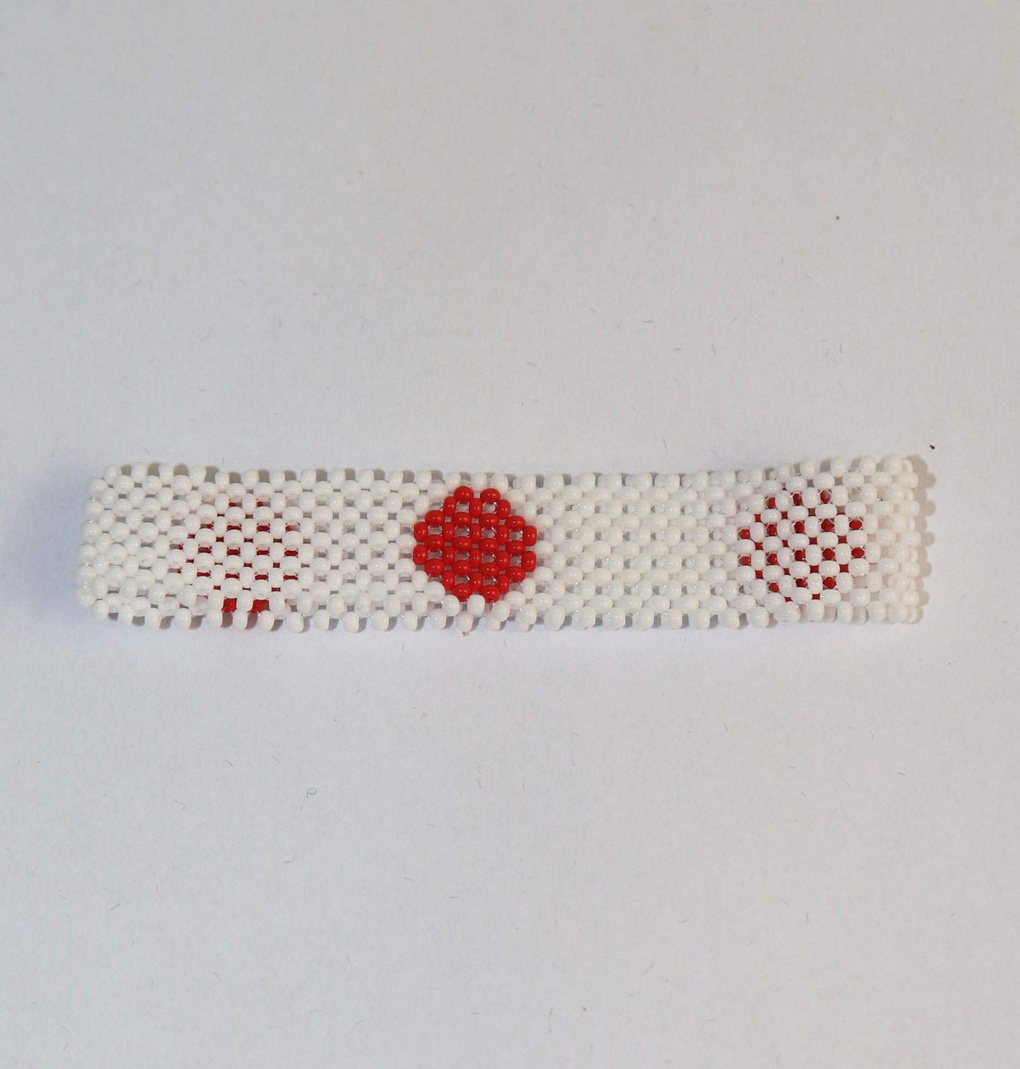 Japan flag hand made beads bracelet