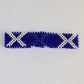 Scotland flag bead bracelet