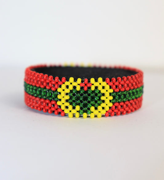 Oromo flag beads bracelet hand mad