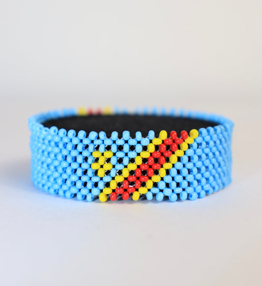 Conga flag beads bracelet