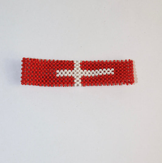 Norway flag beads bracelet