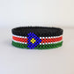 South Sudan flag beads bracelet